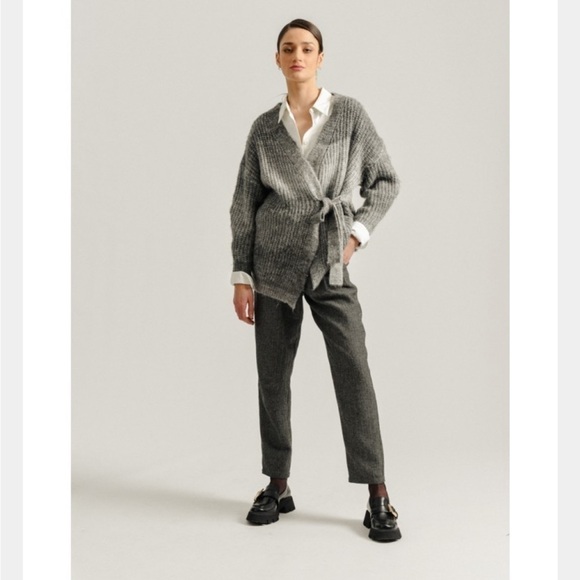Molly Bracken Sweaters - WRAP tie cardigan